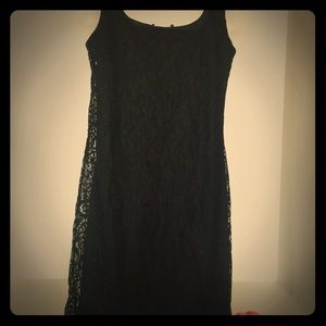 NWT Zara black lace dress